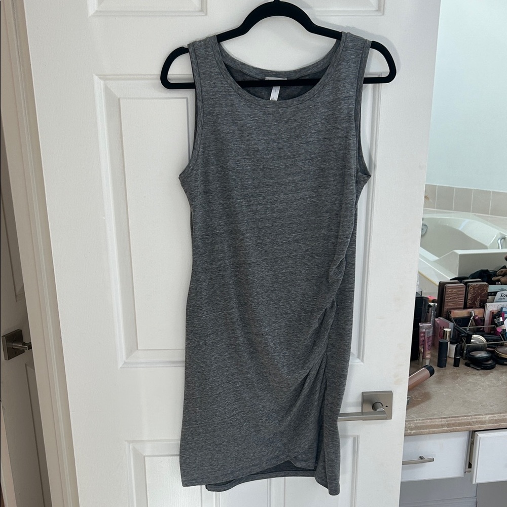 Leith Asymmetrical Gray Dress